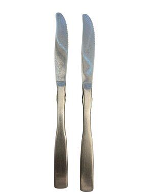 World Tableware Boston Common Stainless Steel Dinner Knives Set Of 2 Discontinue